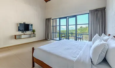 Luxury bedroom at premium resort in Anaikatti near Coimbatore