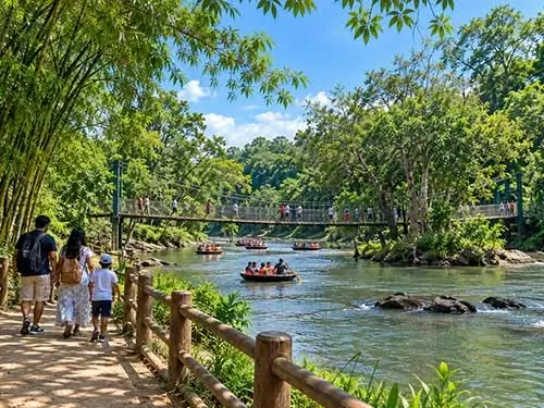 Nisargadhama nature destination near Java Homestay in Coorg